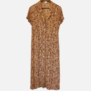 Wilfred Aritzia Leopard print Shirt Dress. Size Medium.